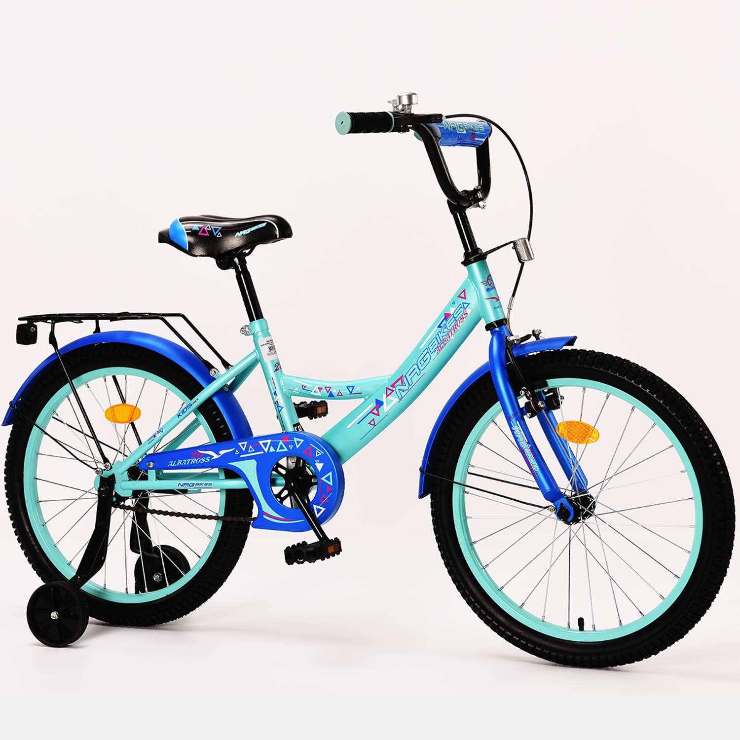 Велосипед NRG BIKES ALBATROSS 20 mint-blue - фото 1