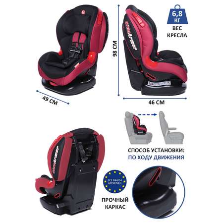 Автокресло BabyCare BC-120 красный