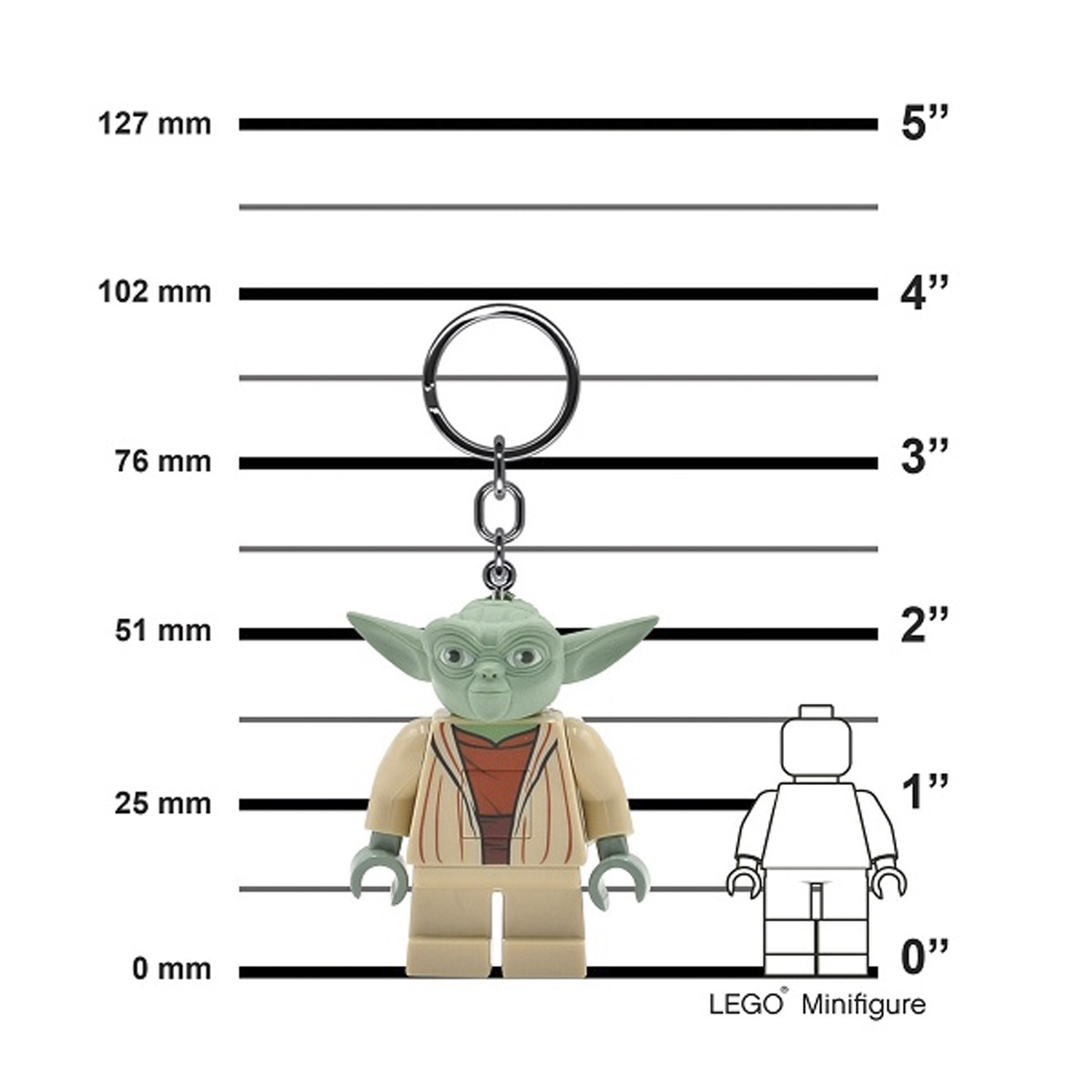 Брелок LEGO Yoda - фото 7