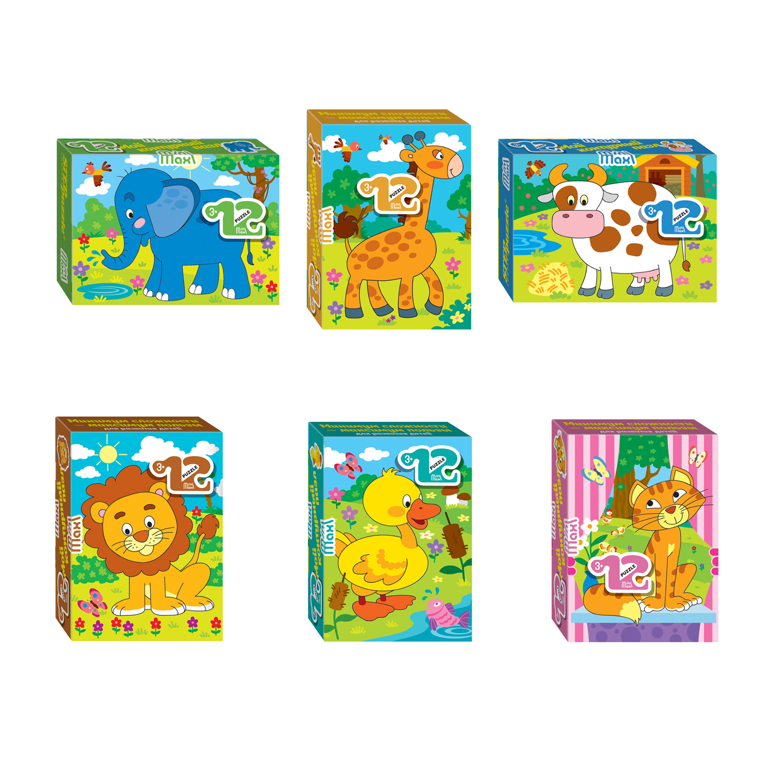 Пазл Step Puzzle Mini Maxi 12элементов в ассортименте - фото 8