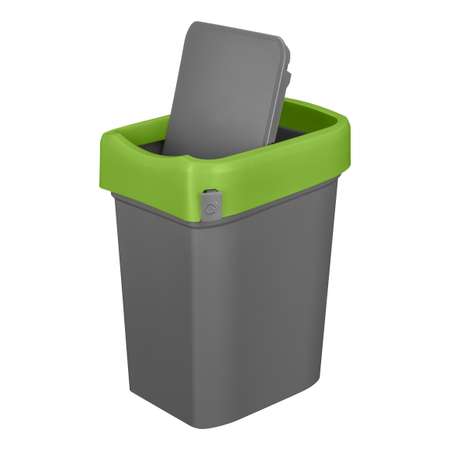 Контейнер Econova для мусора Smart Bin 50л зеленый