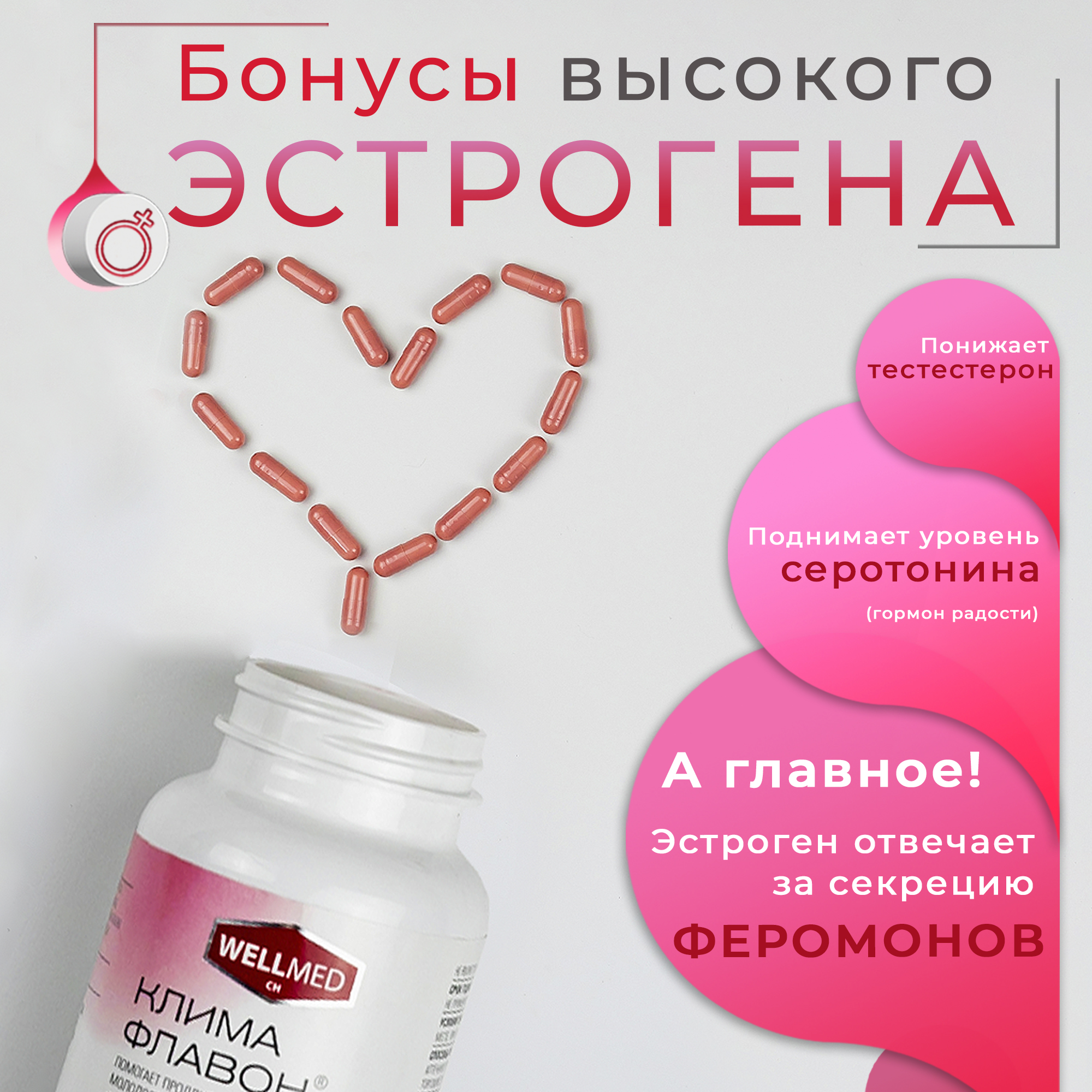 Фитоэстрогены при климаксе WELLMED CH комплекс - фото 8