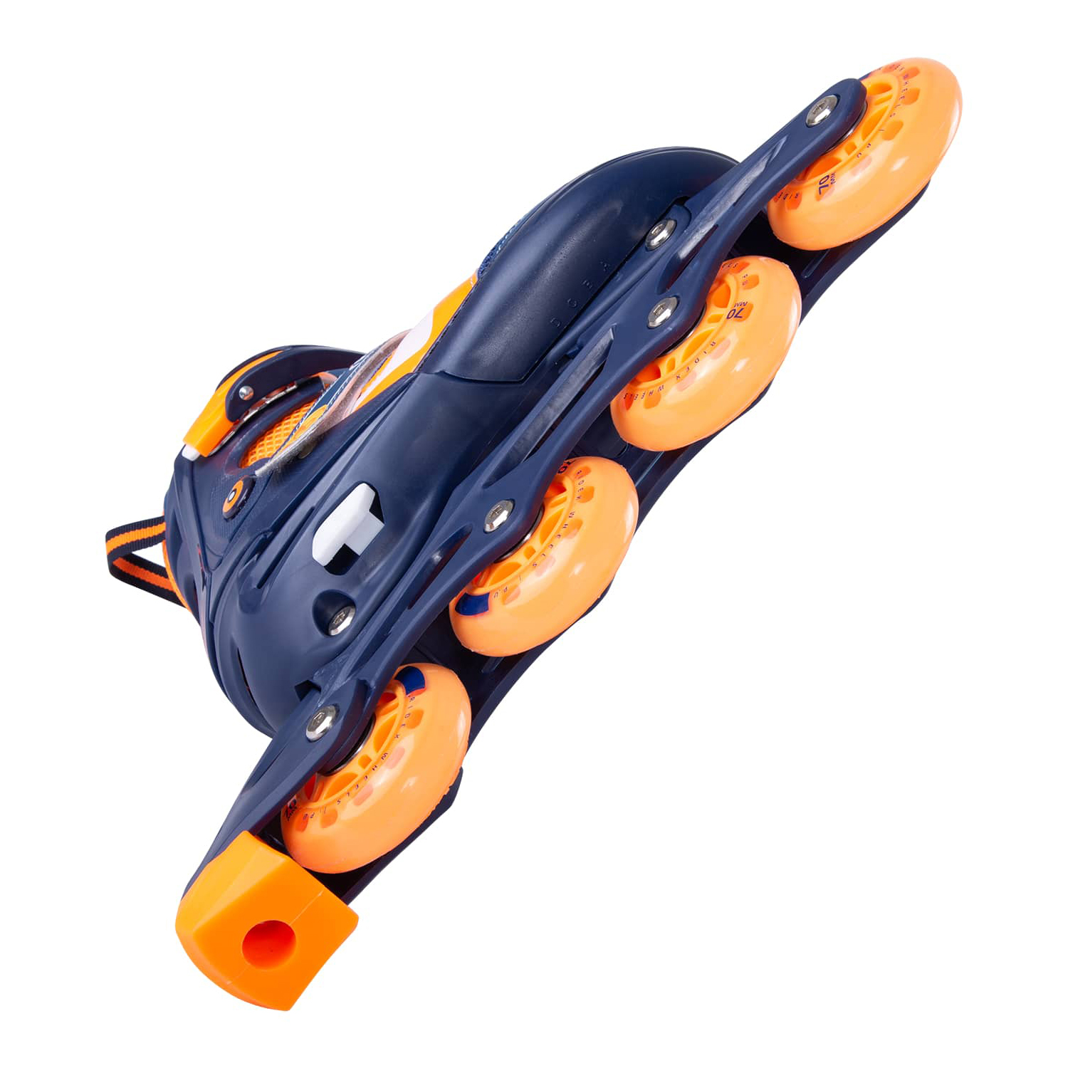 Ролики раздвижные RIDEX Inline skates Wing Orange plastic M - фото 3