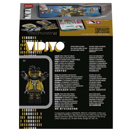 Конструктор LEGO Vidiyo Битбокс Хип-Хоп Робота 43107