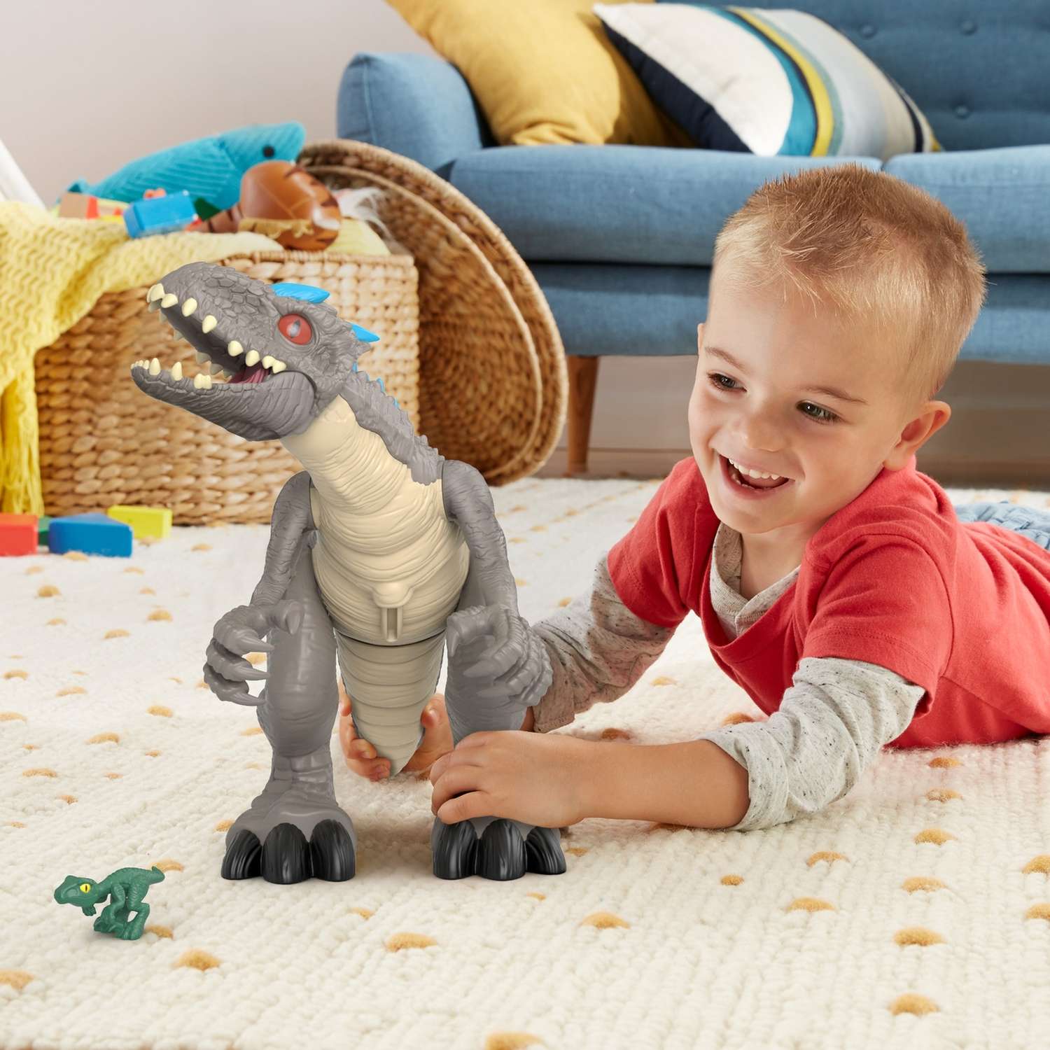 Фигурка IMAGINEXT Jurassic World Индоминус Рекс GMR16 - фото 14