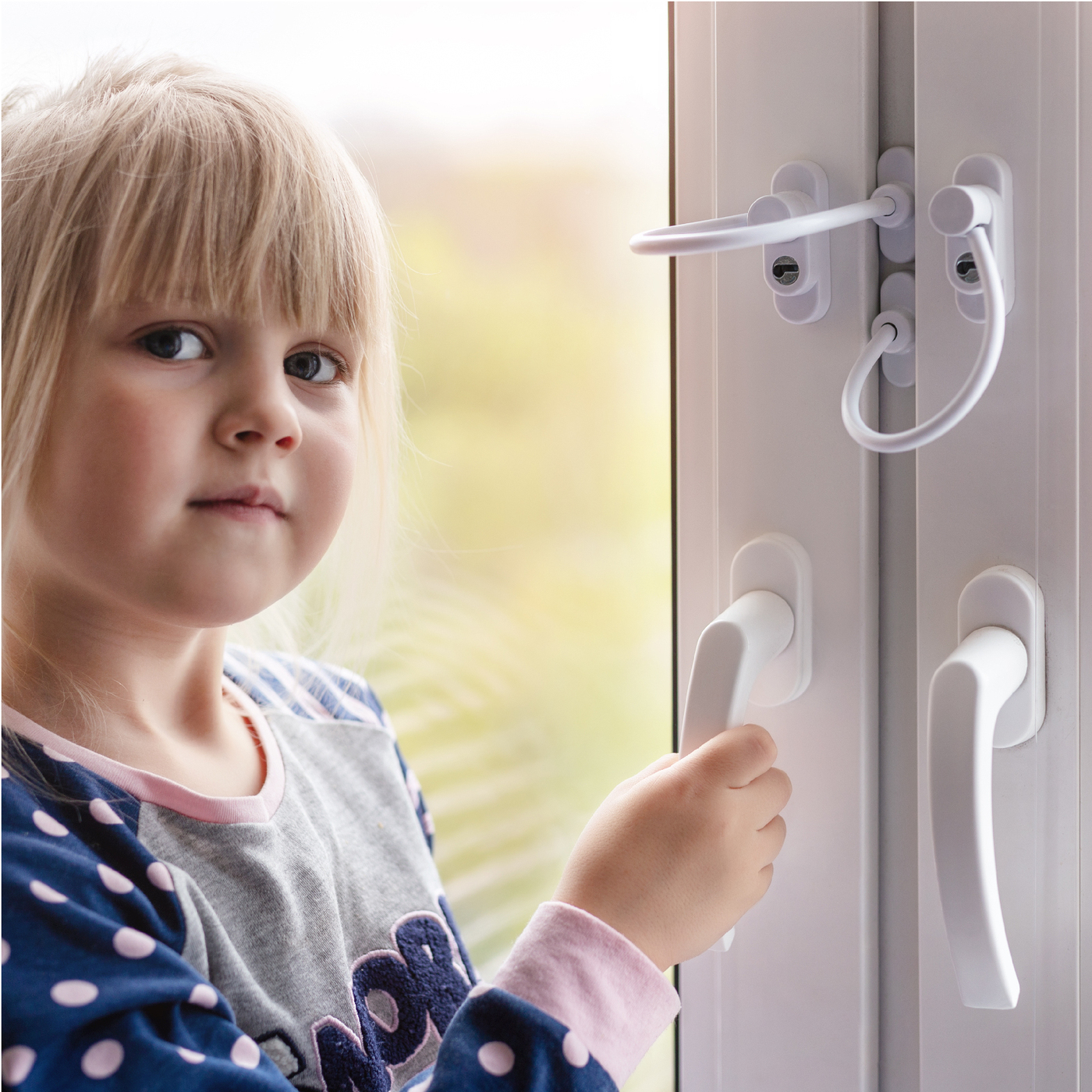 Замок на окно LolUno Home baby ограничитель с тросиком 2 шт 4 ключа - фото 6