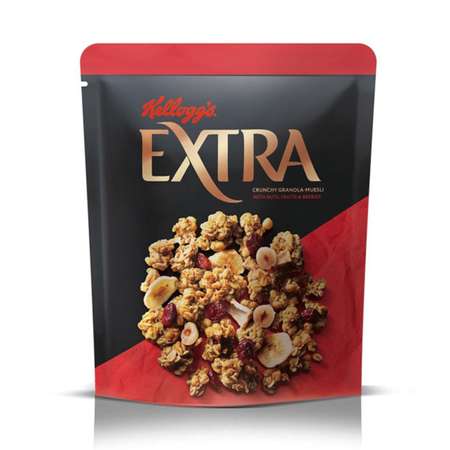 Готовый завтрак Kelloggs Хрустящая Гранола-Мюсли с орехами и фруктами ягодами 300г