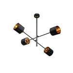 Люстра потолочная ESCADA 1109/4P E14*40W Black/Gold