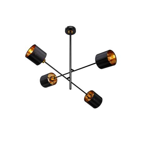 Люстра потолочная ESCADA 1109/4P E14*40W Black/Gold