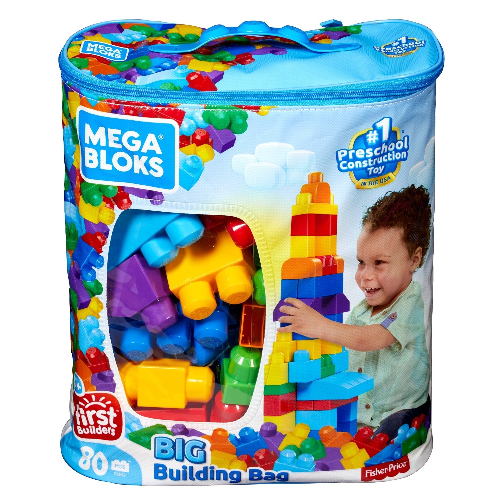 Конструктор Mega Bloks First Builders 80деталей DCH63 купить по цене 699 ₽  в интернет-магазине Детский мир