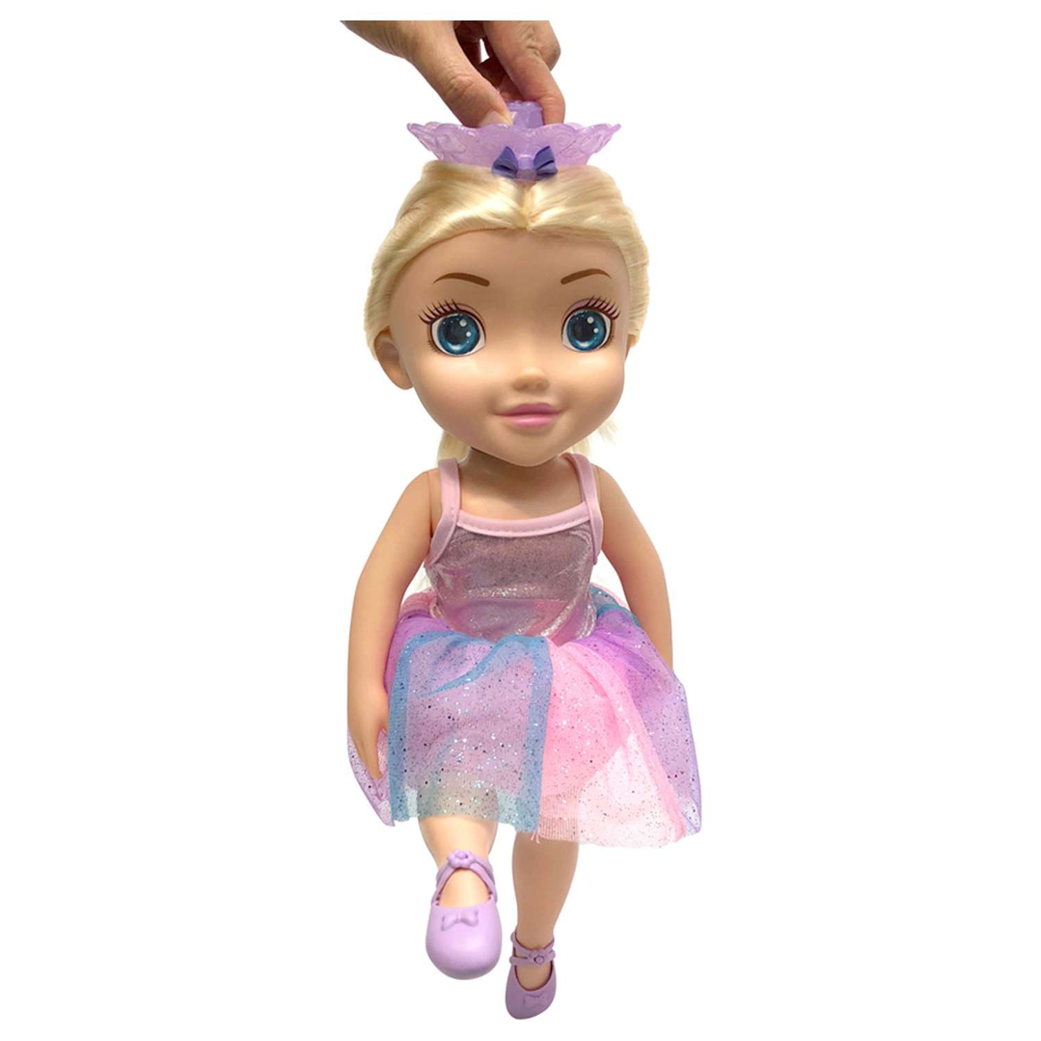 Игрушка Ballerina Dreamer кукла танцующая балерина светлые волосы свет звук 45см HUN7229 HUN7229 - фото 4