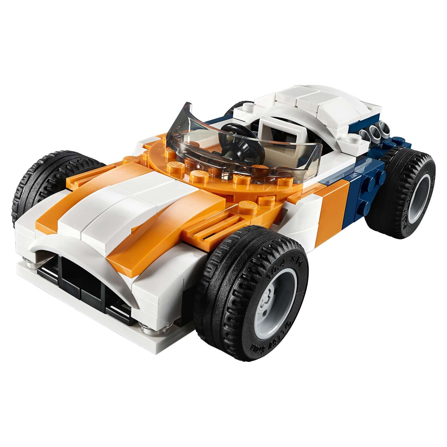 Конструктор LEGO Creator Гоночный автомобиль Оранжевый 31089 - фото 11