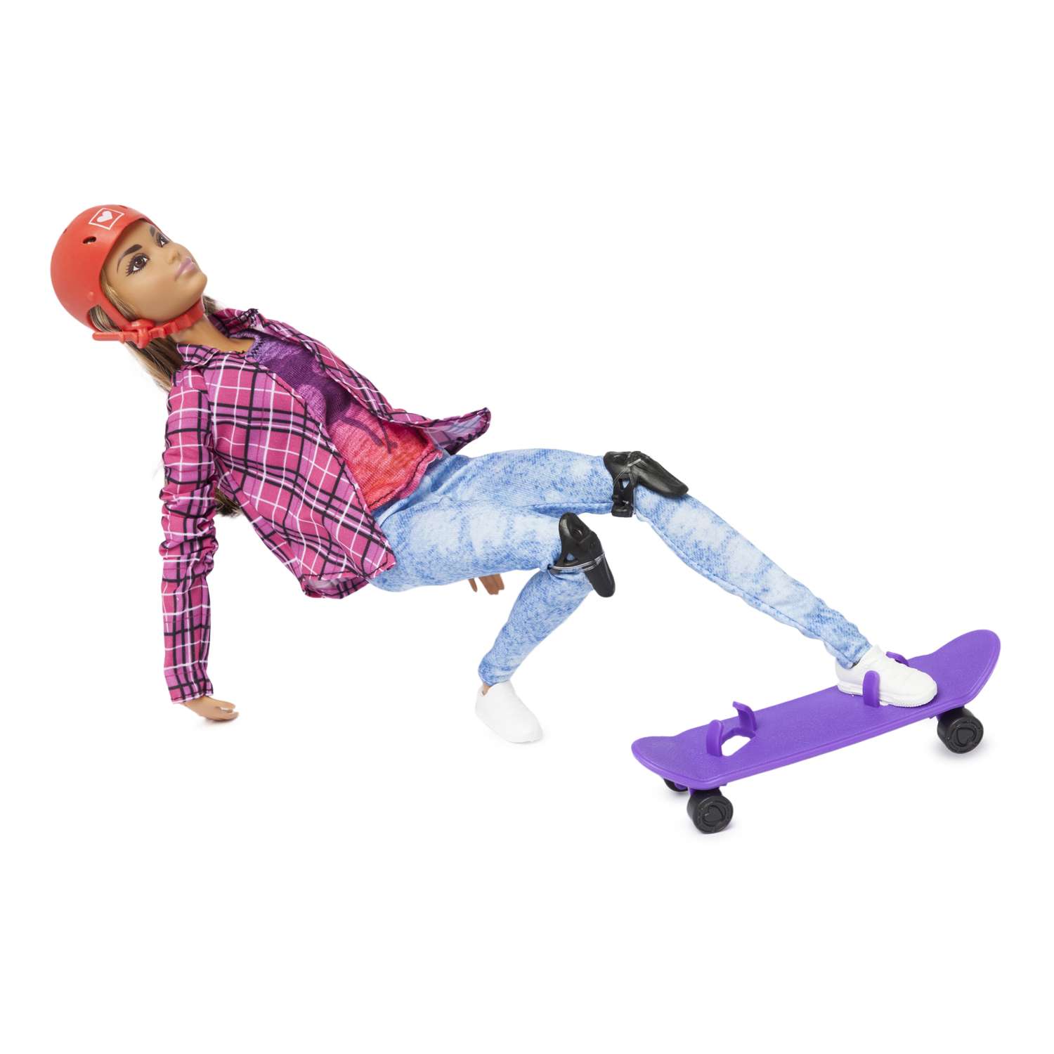 Куклы-спортсменки Barbie Безграничные движения Скейтбордистка (DVF70) DVF68 - фото 3