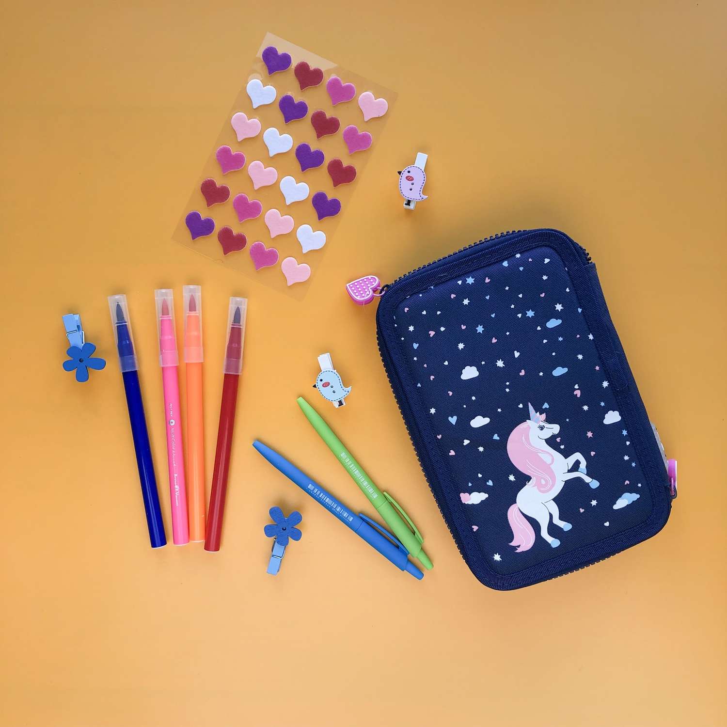 Фломастеры-кисточки Bruno Visconti KidsColor 12 цветов пластиковый пенал - фото 6