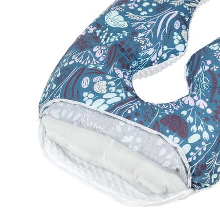 Подушка для беременных AmaroBaby анатомическая 340х72 см Flower dreams фиолетовая
