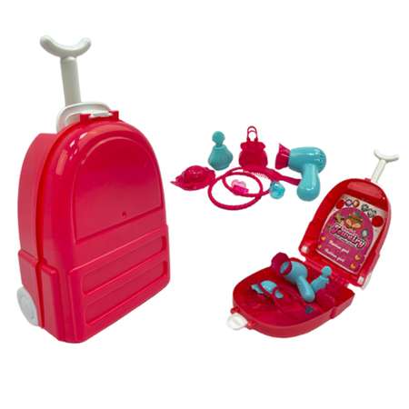 Набор игрушечных аксессуаров SHARKTOYS красотка в чемоданчике 10 элементов