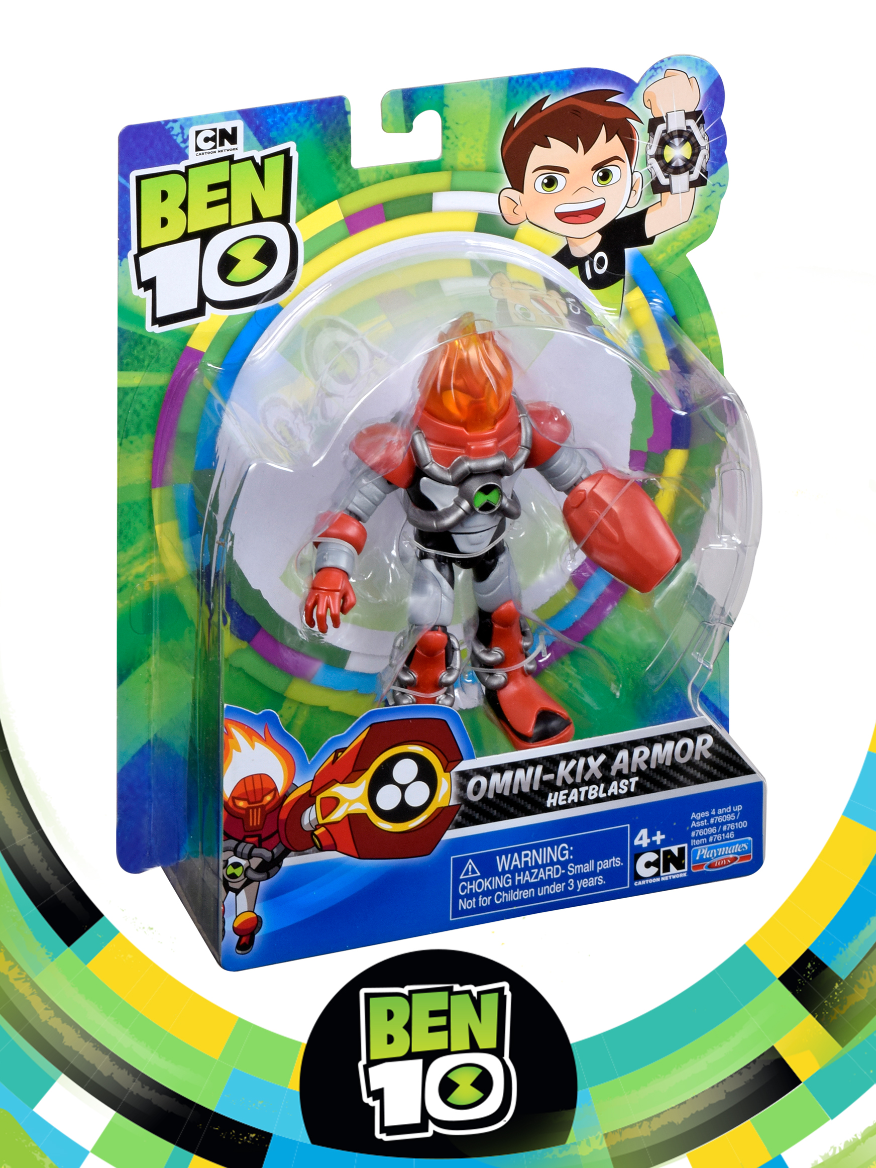 Фигурка Ben10 Бронированный Человек огонь 12.5 - фото 4