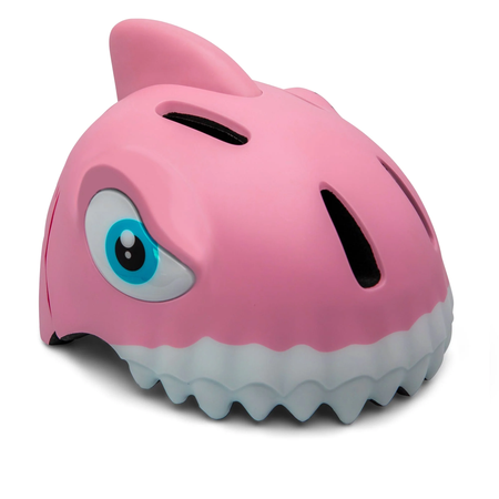 Шлем защитный Crazy Safety Pink Shark с механизмом регулировки размера 49-55 см