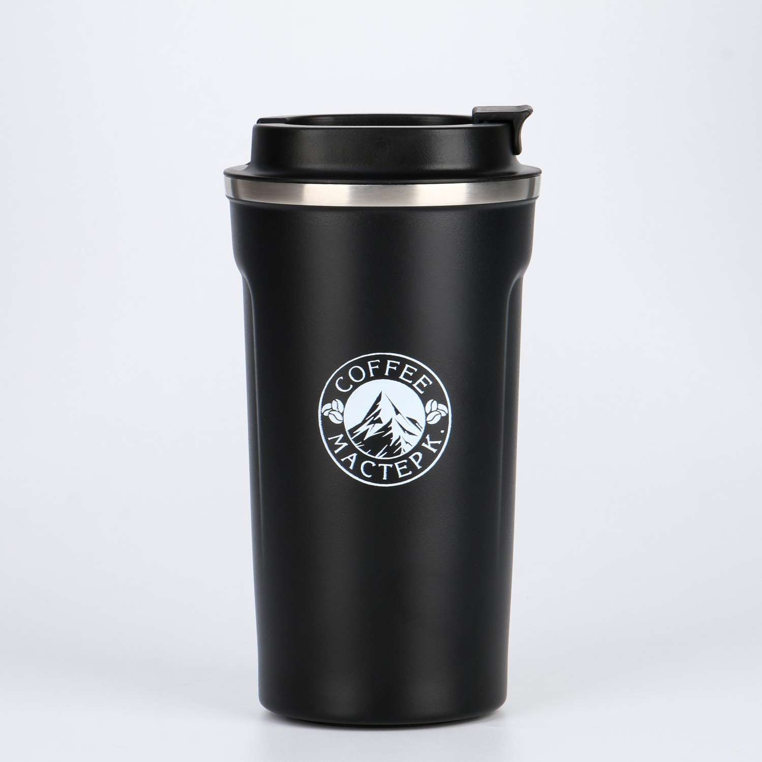 Термокружка Sima-Land Coffee» 500 мл сохраняет тепло 10 ч чёрная - фото 2