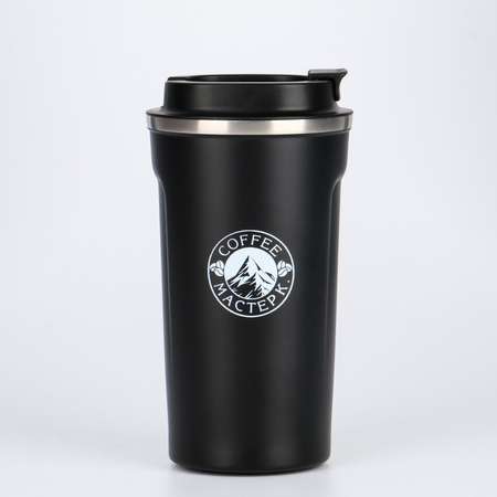 Термокружка Sima-Land Coffee» 500 мл сохраняет тепло 10 ч чёрная