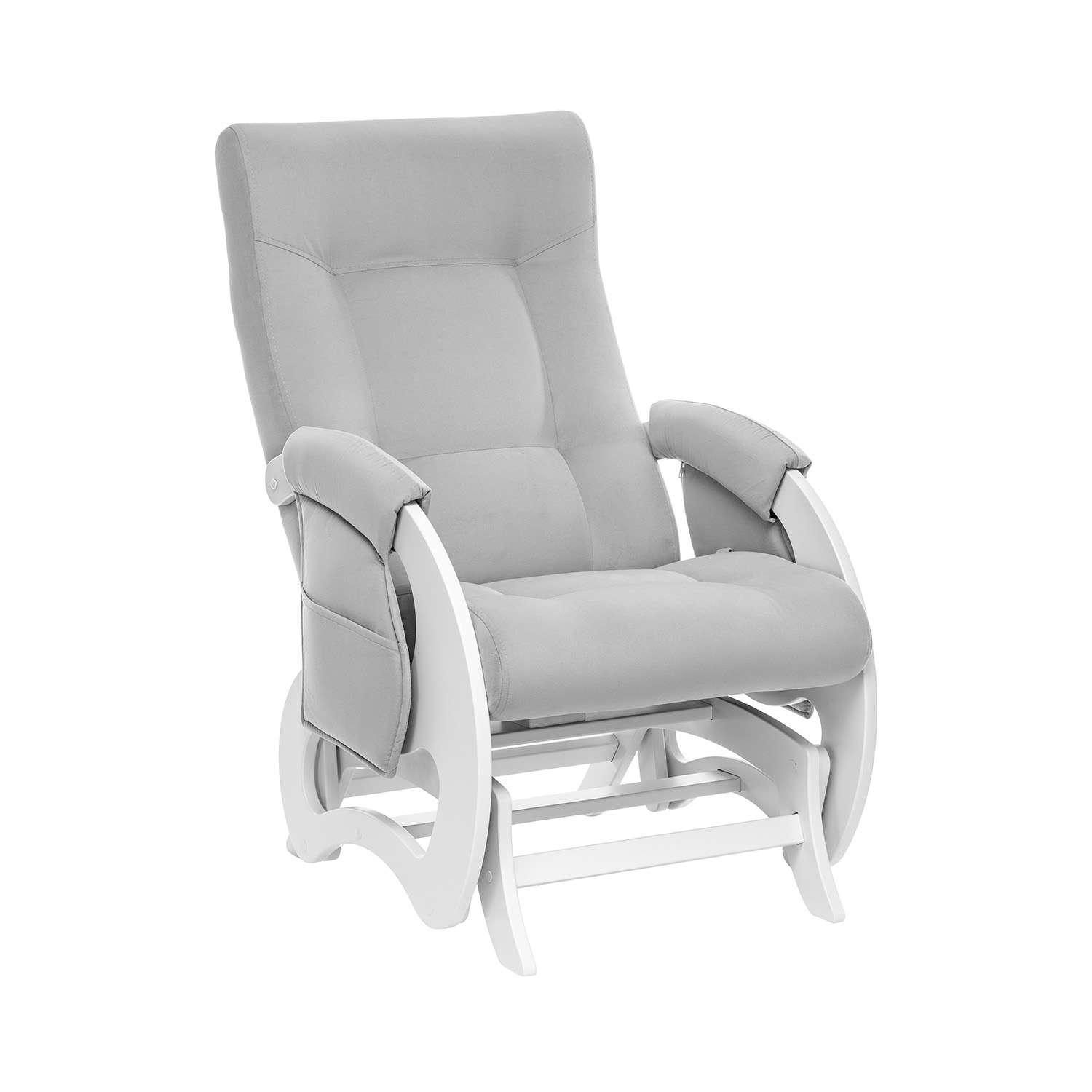 Кресло для кормления Milli Ария с карманами молочный дуб / ткань V 51 - фото 1