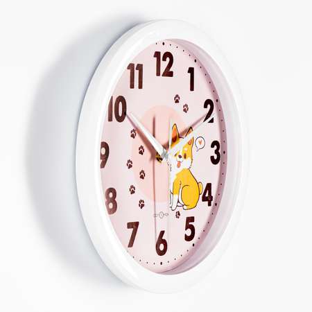 Часы настенные Соломон «Корги» d-28 см