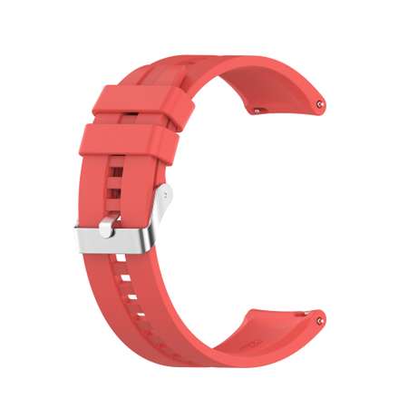 Ремешок RedLine для смарт-часов универсальный силиконовый 20 mm красный