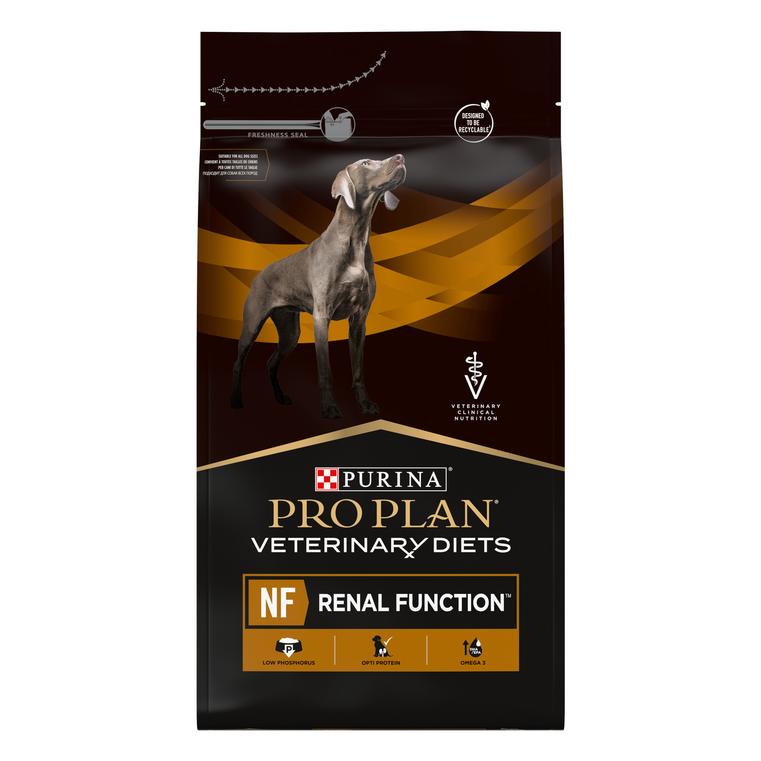 Сухой корм для собак Purina Pro Plan Veterinary diets 3 кг мясо (при заболеваниях почек, лечебный) - фото 2