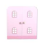 Двери для кукольного дома Pema kids лилово-розовый МДФ