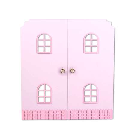 Двери для кукольного дома Pema kids лилово-розовый МДФ