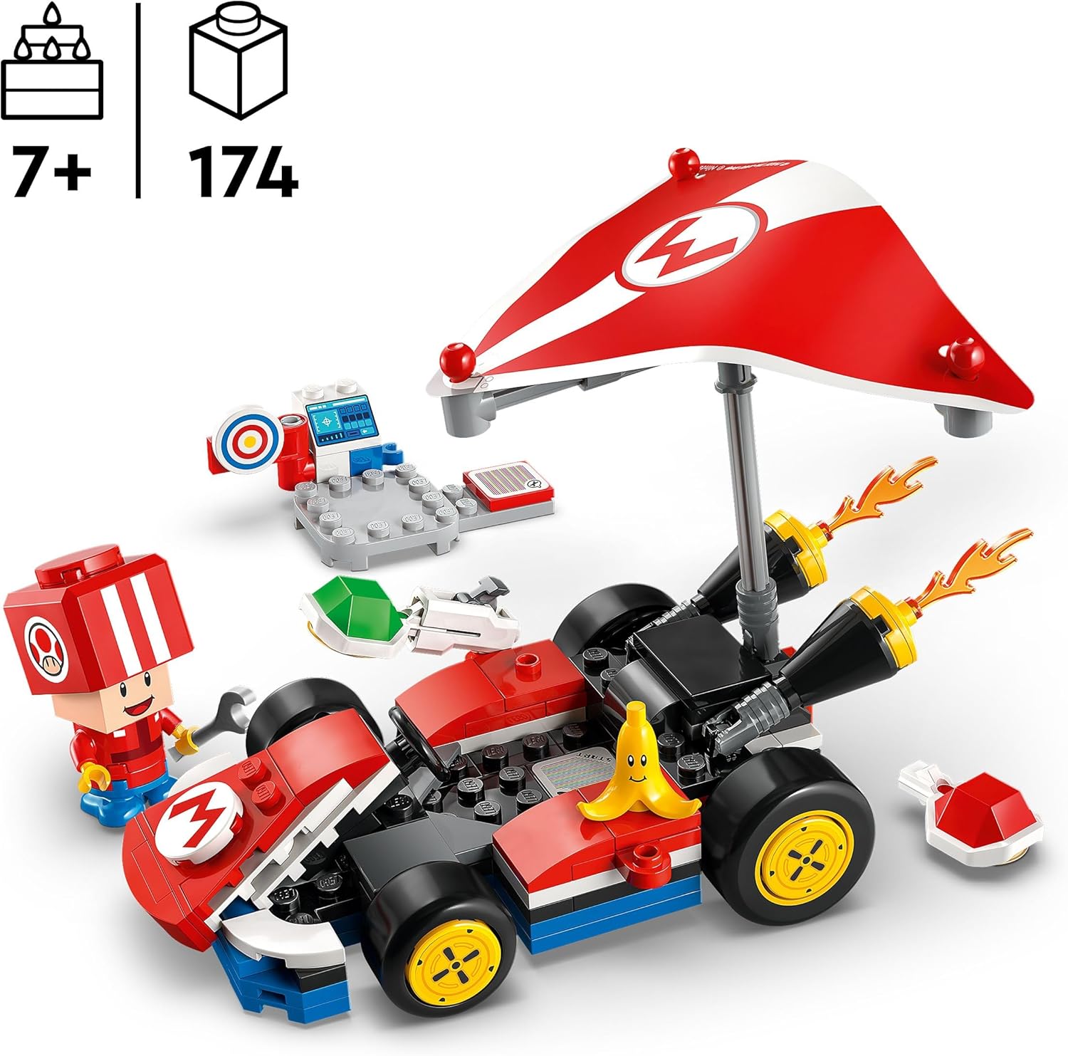 Конструктор LEGO Mario Kart Стандартный картинг 72032 - фото 2