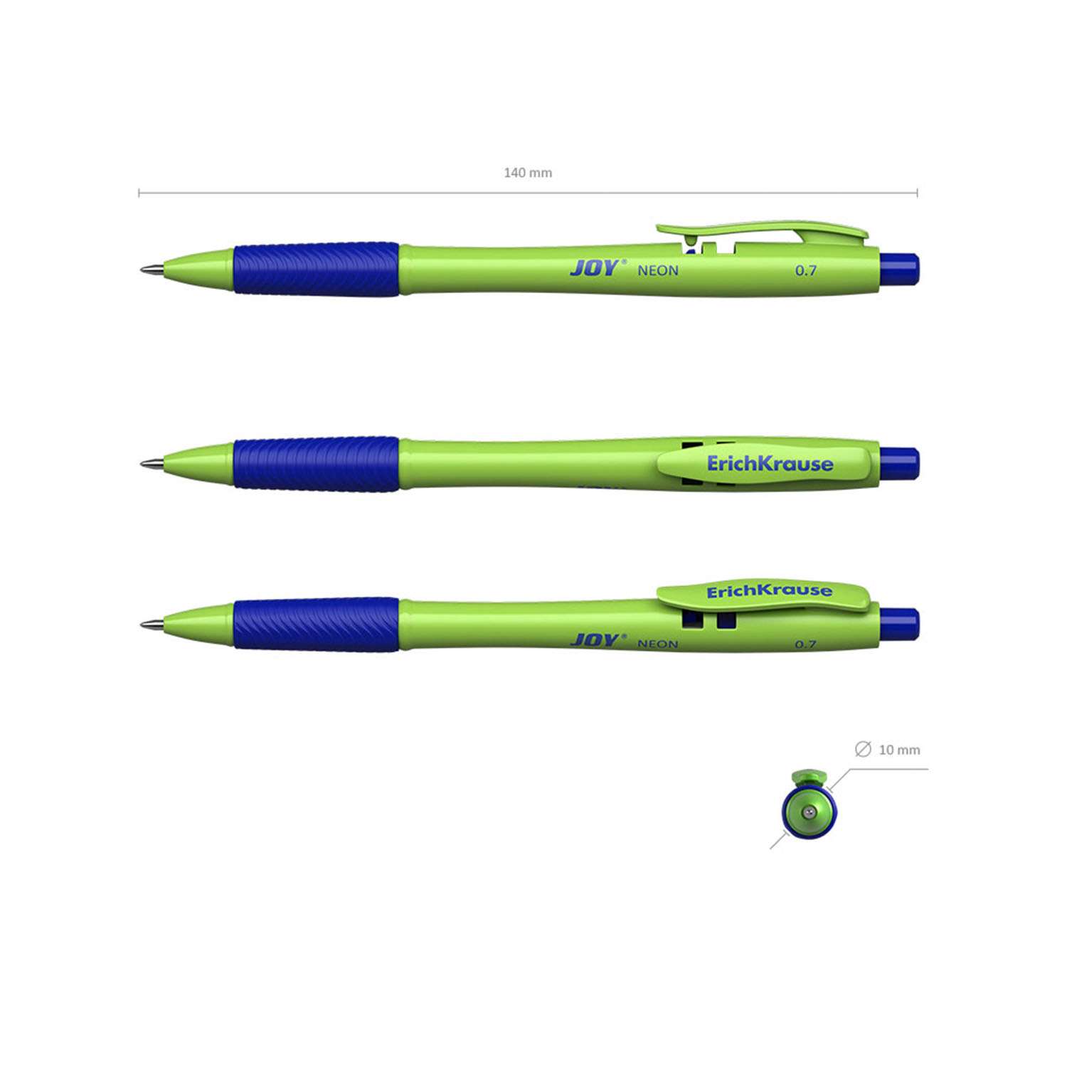 Ручка шариковая ErichKrause Joy Neon Ultra Glide Technology автоматическая в ассортименте 46788 - фото 6