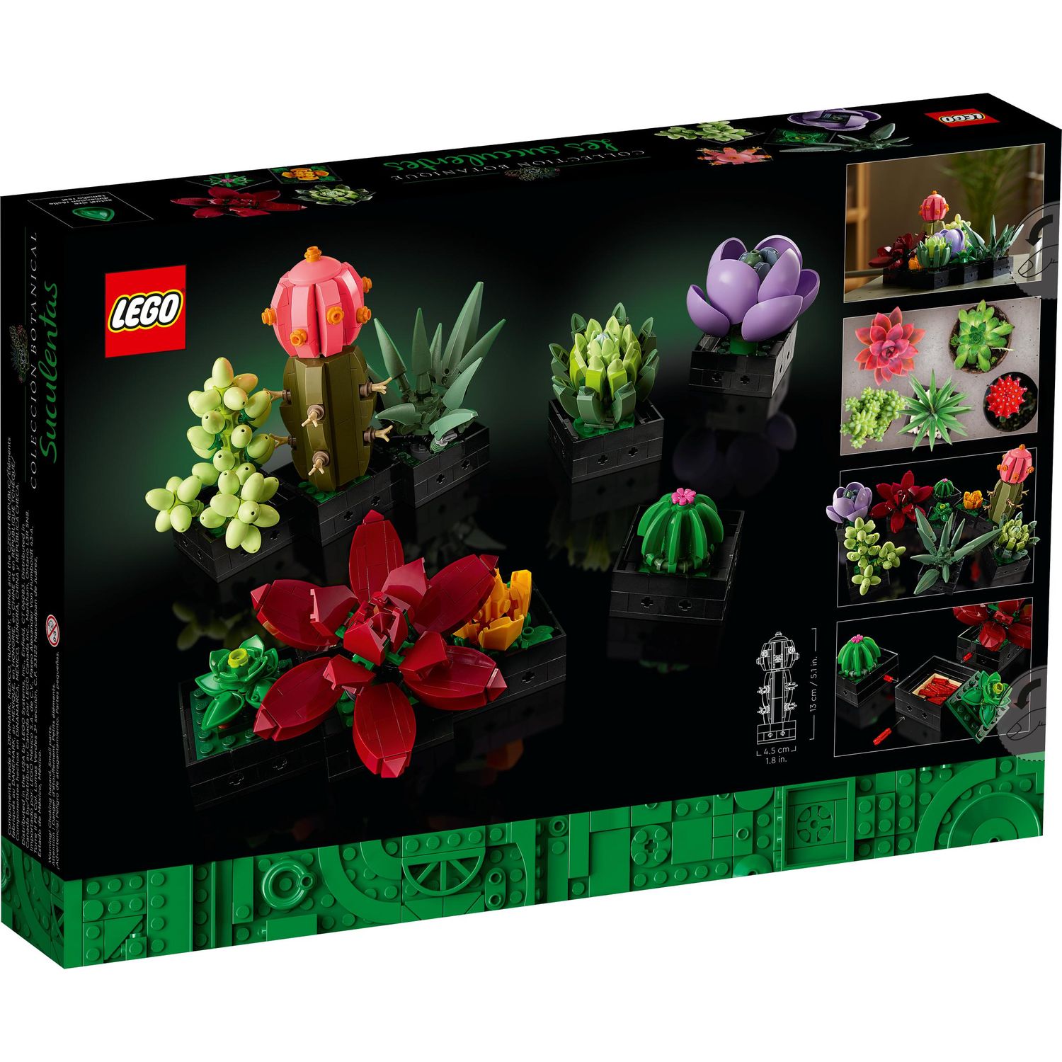 Конструктор LEGO Icons Суккуленты 10309 - фото 7