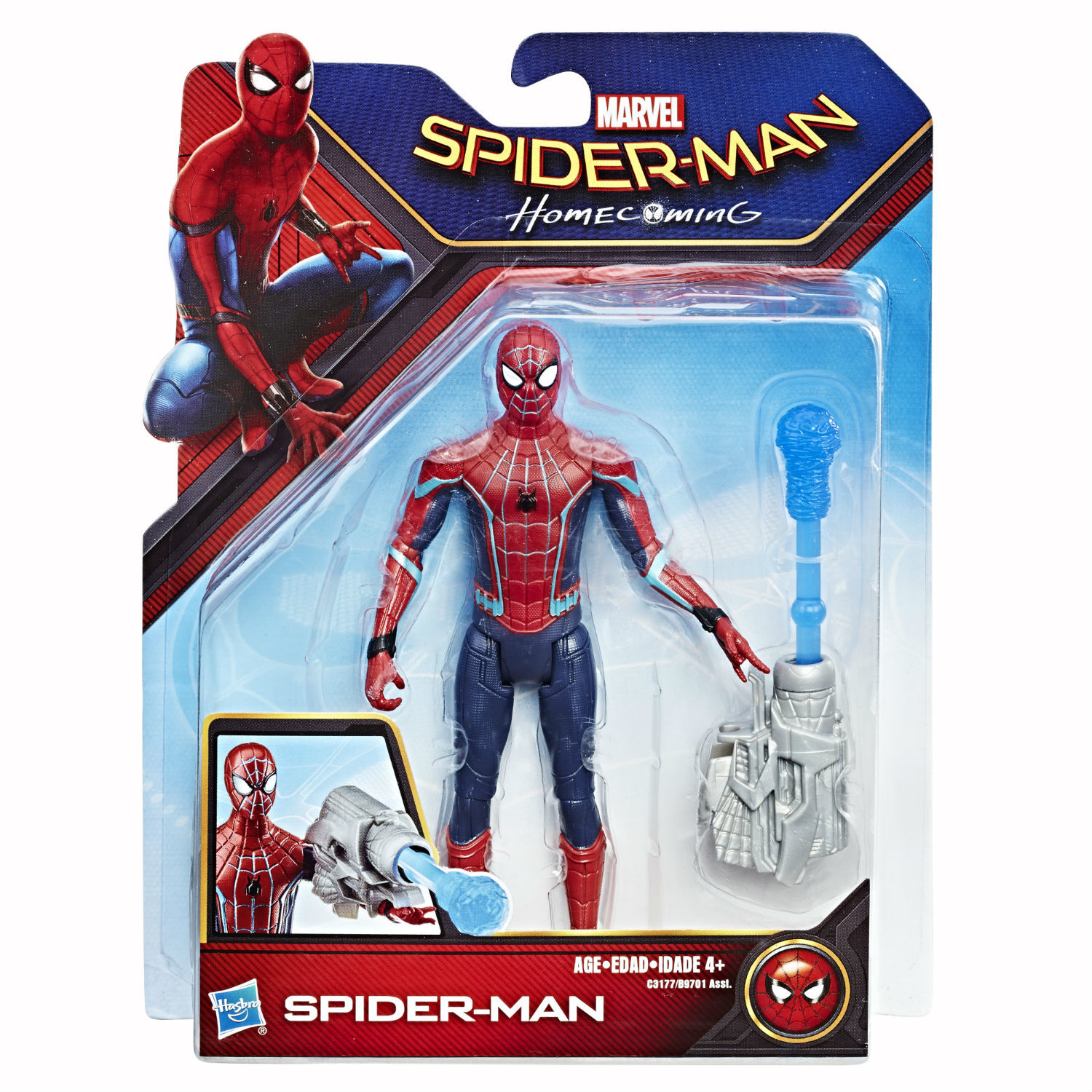 Фигурка Человек-Паук (Spider-man) паутинный город Человек-паук 15 см  (C3177EU4) купить по цене 99 ₽ в интернет-магазине Детский мир