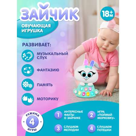 Игрушка развивающая Smart Baby Музыкальный зайчик