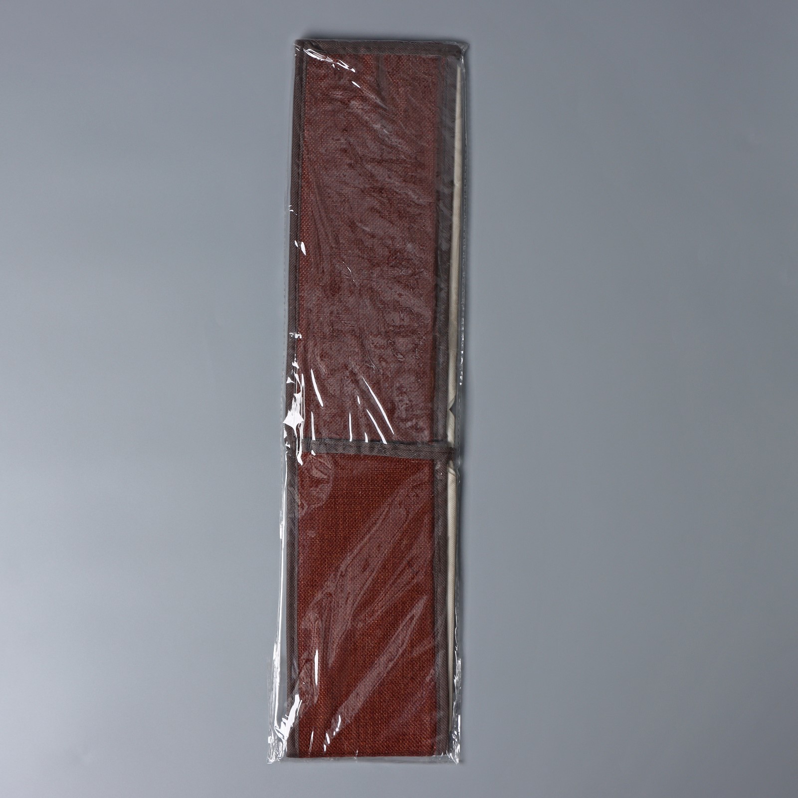 Органайзер Доляна для хранения белья с прозрачной крышкой «Тео» 12 отделений 32×23×12 см цвет коричневый - фото 7