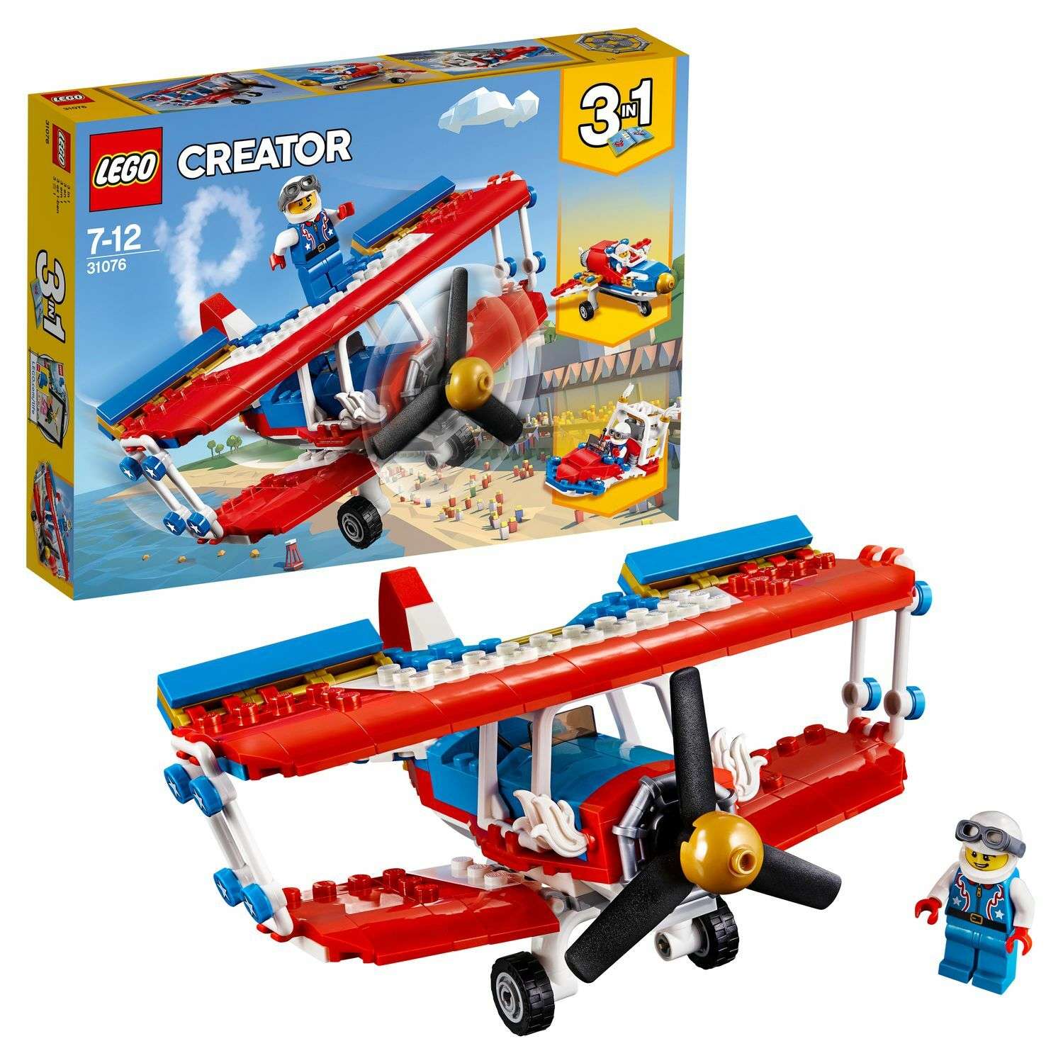 Конструктор LEGO Самолёт для крутых трюков Creator (31076) - фото 1