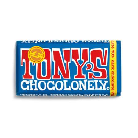 Шоколад Tonys Chocolonely Бельгийский темный 180 гр.