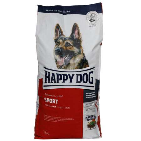 Корм для собак Happy Dog Supreme Fit and Well Спорт 15кг