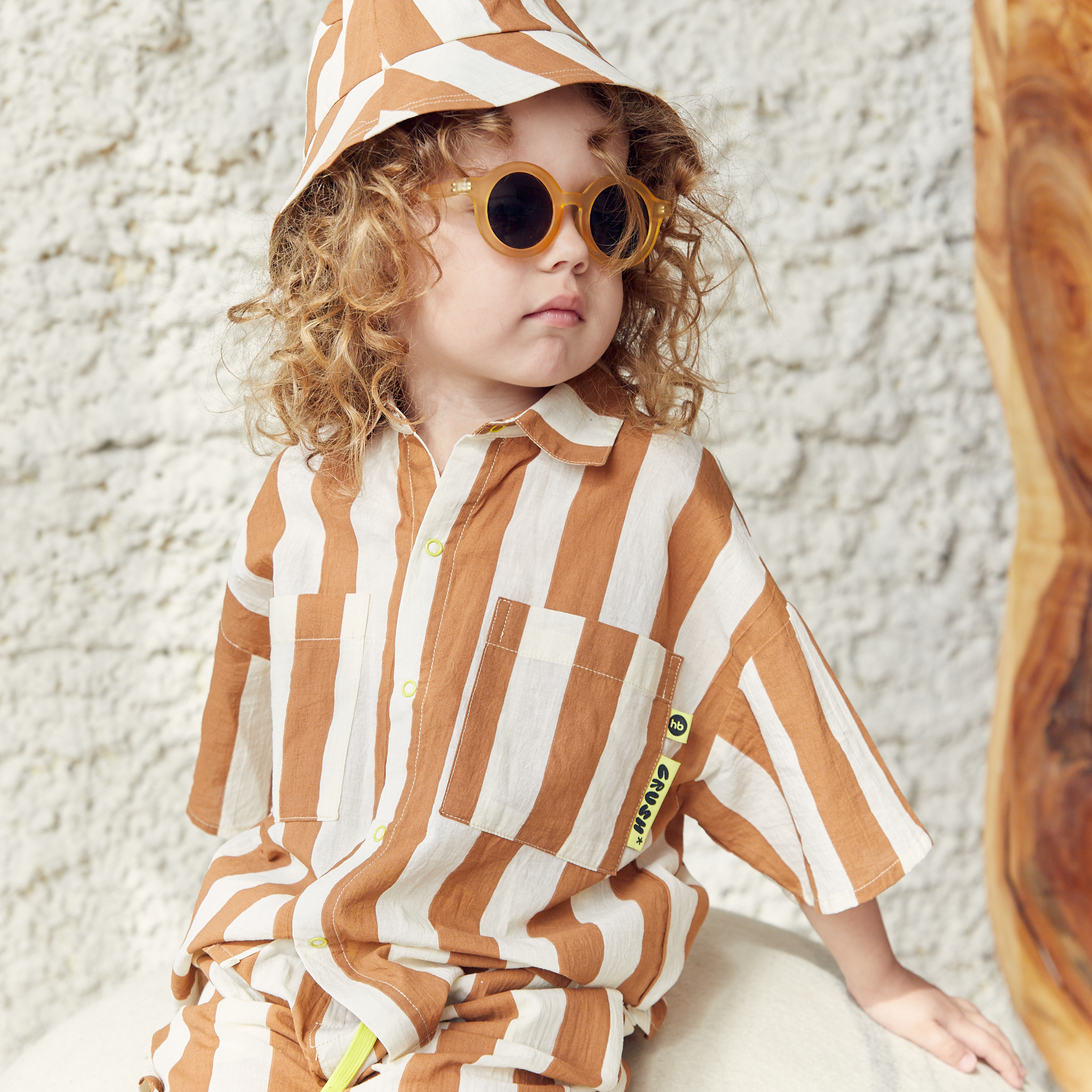 Шорты Happy Baby 88117-brown stripe - фото 6