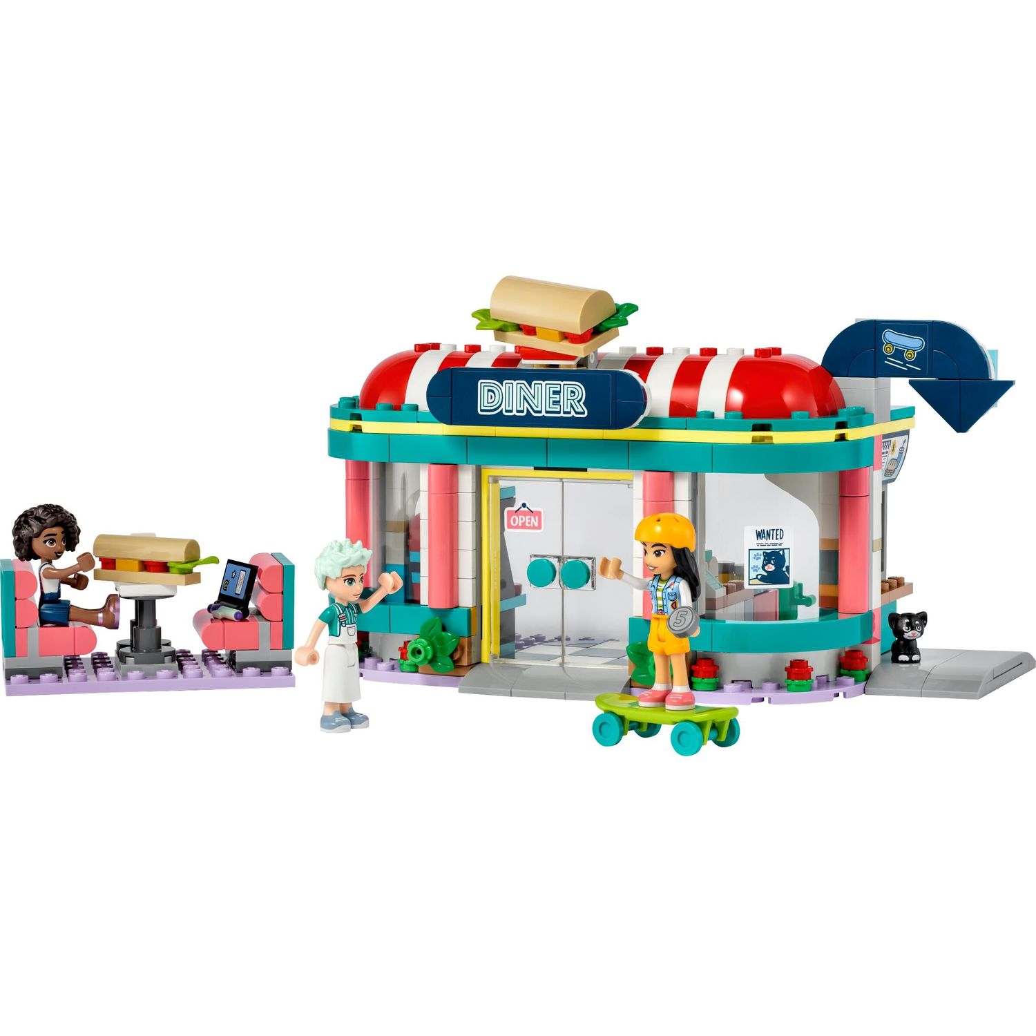 Конструктор Lego FRIENDS Закусочная в центре Хартлейк 41728