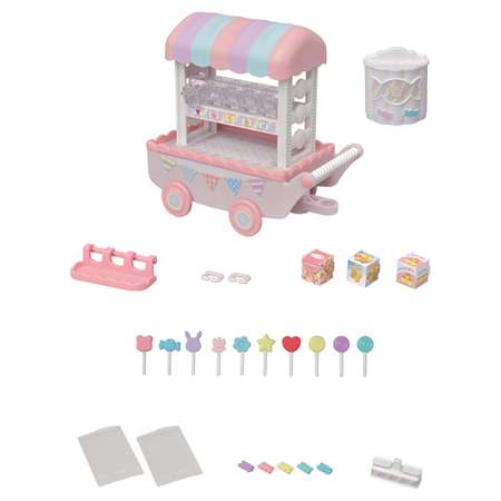 Calico critters candy store cart