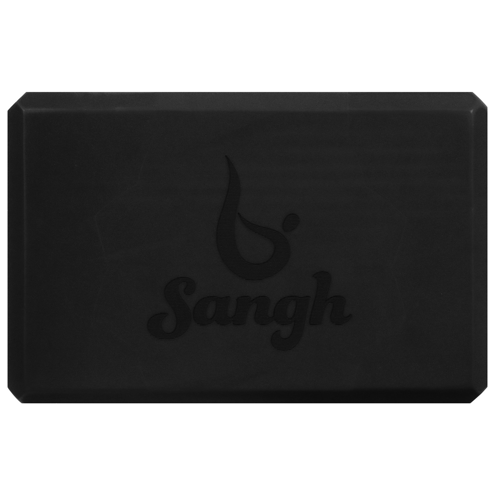 Блок для йоги Sangh 23 × 15 × 8 см. вес 180 г. цвет чёрный - фото 12