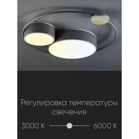 Светильник потолочный Wedo Light Планеты 4500К 60Вт серый