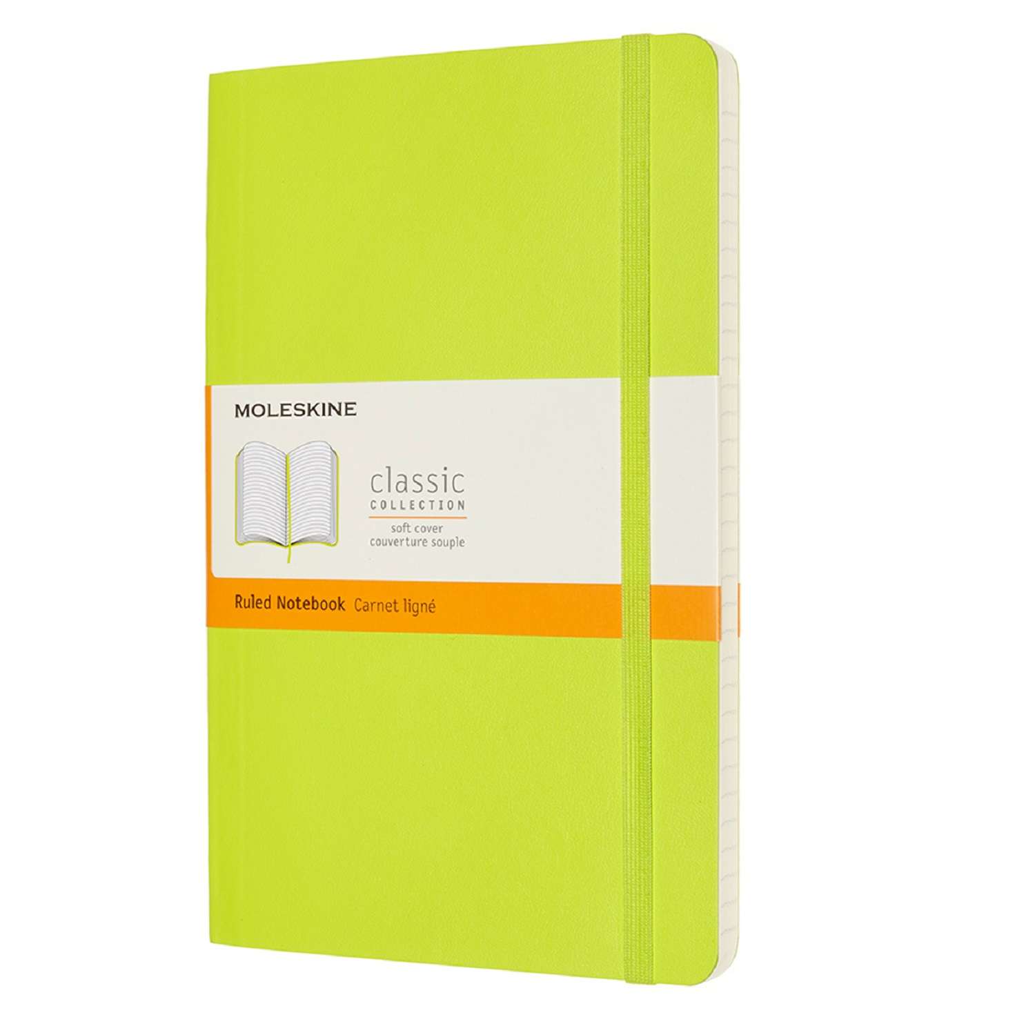 Блокнот MOLESKINE Classic 13х21см Линия Лайм 1215750 - фото 1