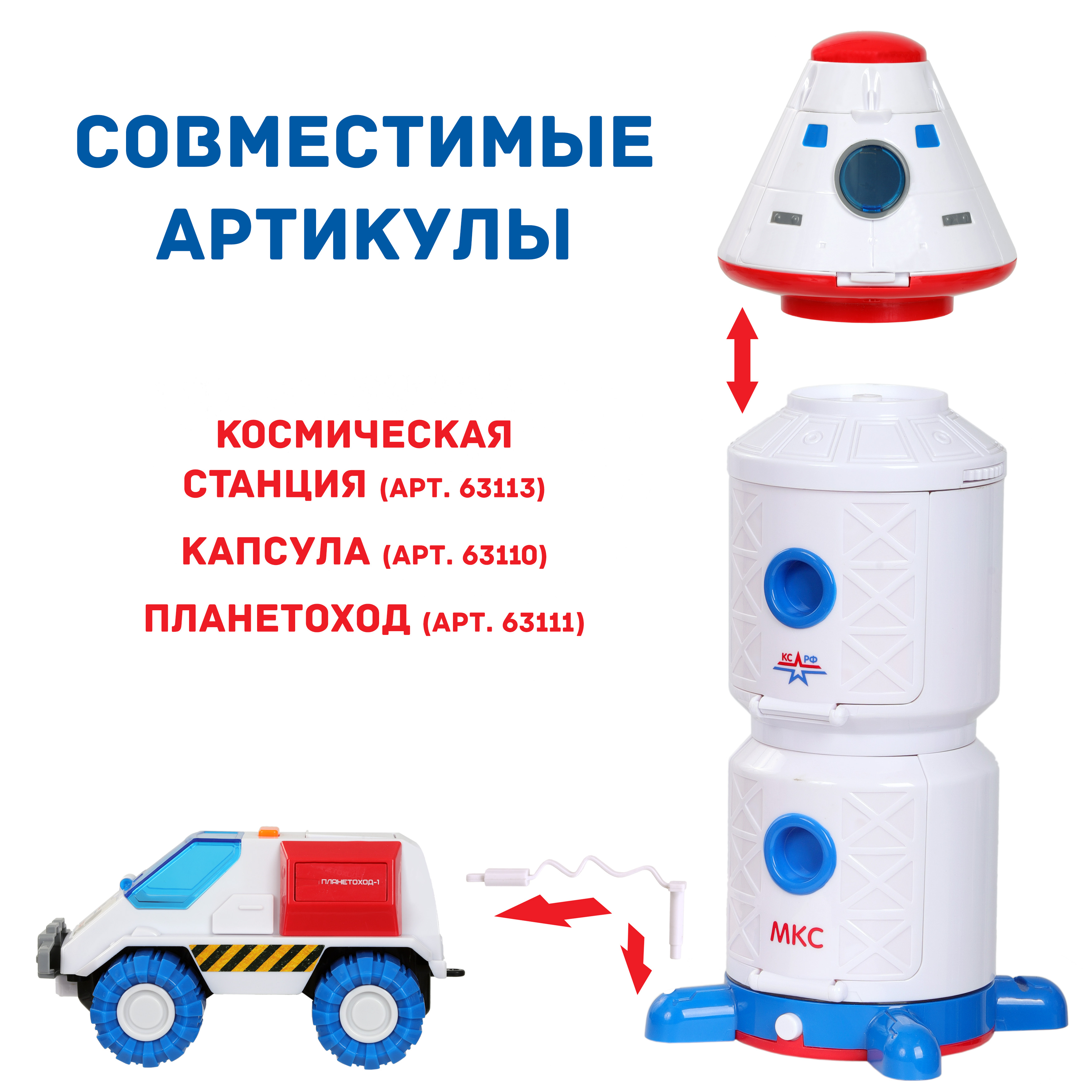 Игровой набор Космос Наш Космическая станция 63113