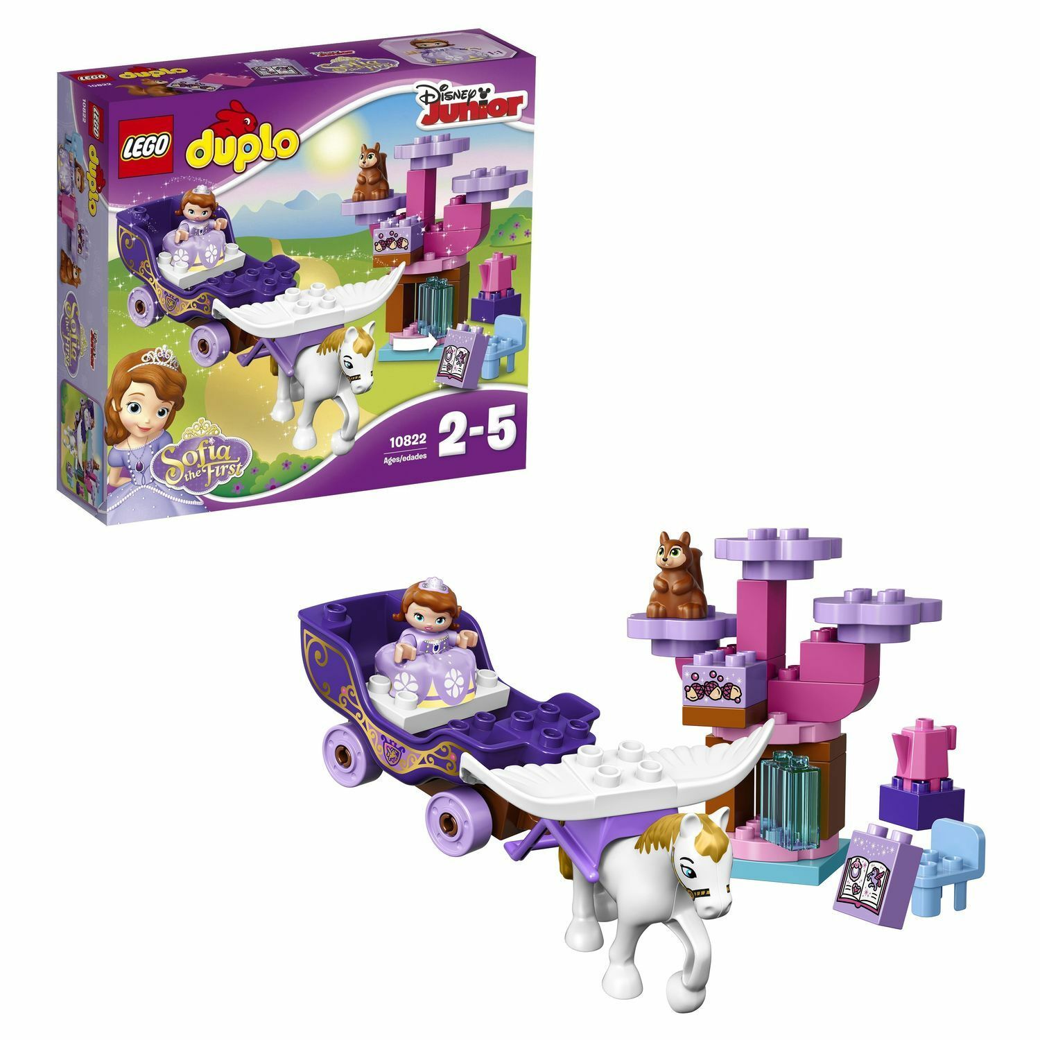 Конструктор LEGO DUPLO Sofia the Firs Волшебная карета Софии Прекрасной  (10822)