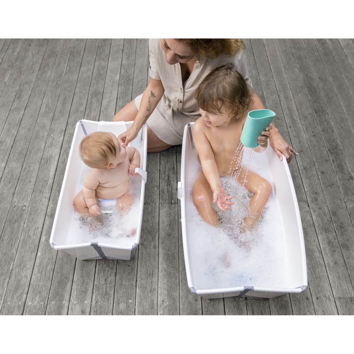 Ванночка Stokke Flexi Bath складная Белый - фото 9