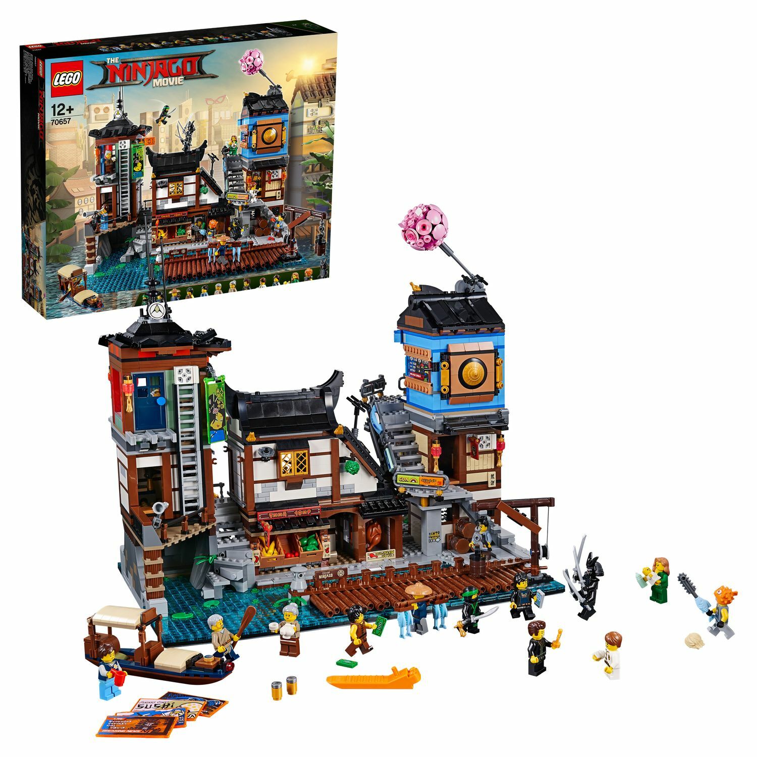 Конструктор LEGO Ninjago Порт Ниндзяго Сити 70657 купить по цене 17999 ₽ в  интернет-магазине Детский мир