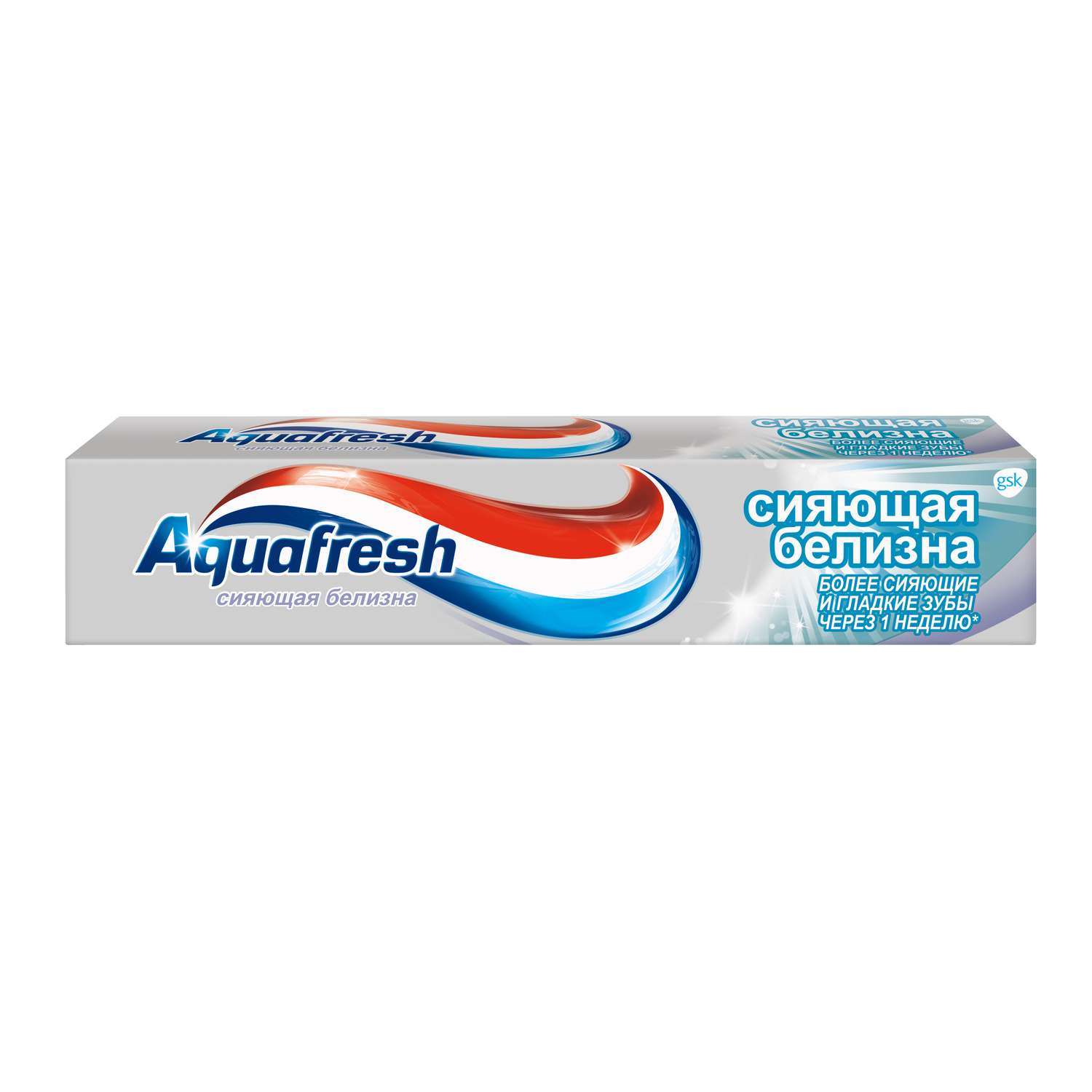 Зубная паста Aquafresh Сияющая белизна с фтором тройной защиты полости рта 75мл - фото 1